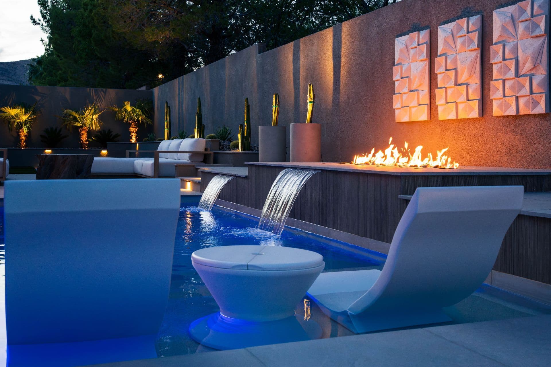Modern Luxury Backyard Design image