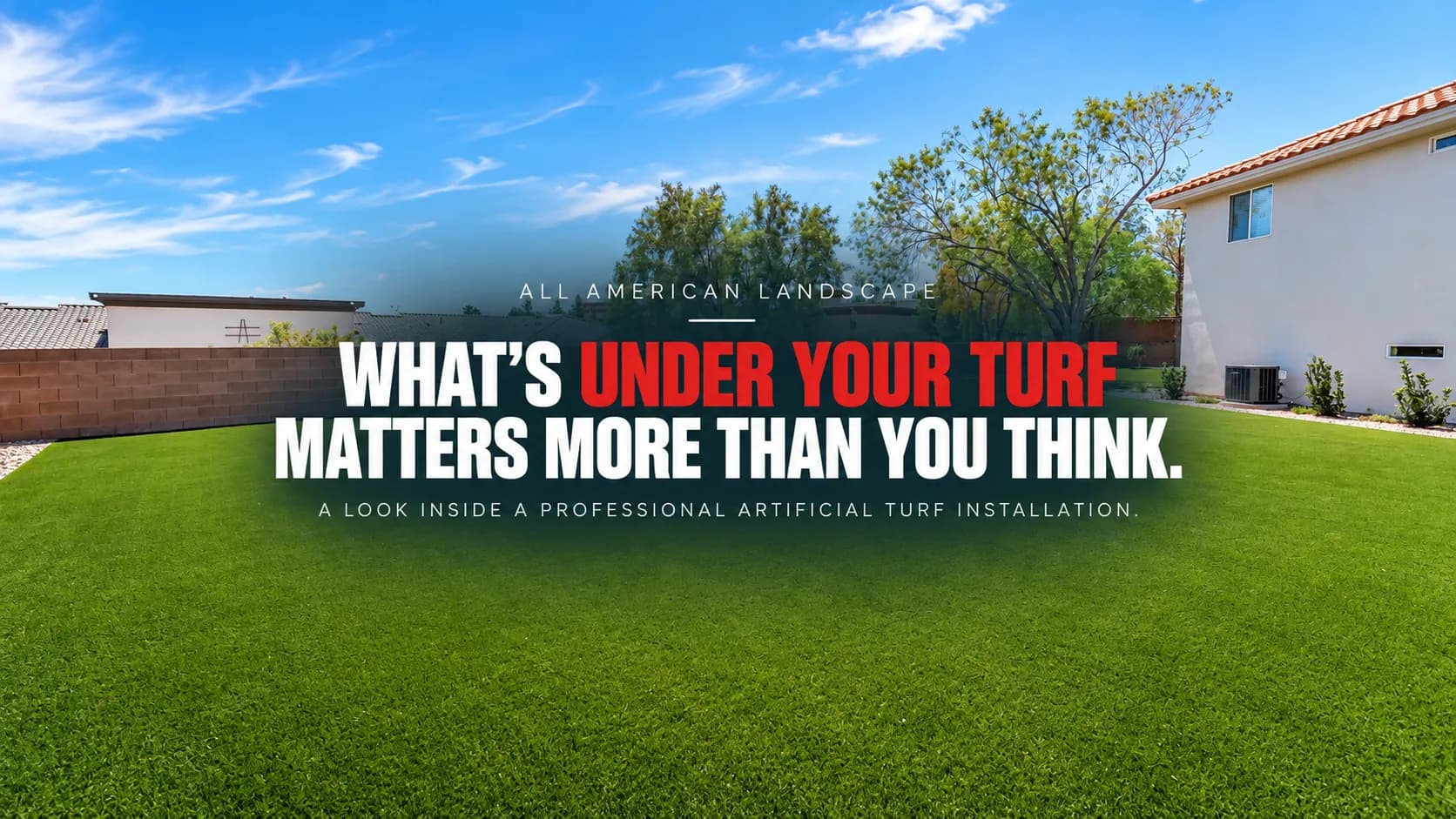 What Actually Goes Under Your Turf in Las Vegas? image