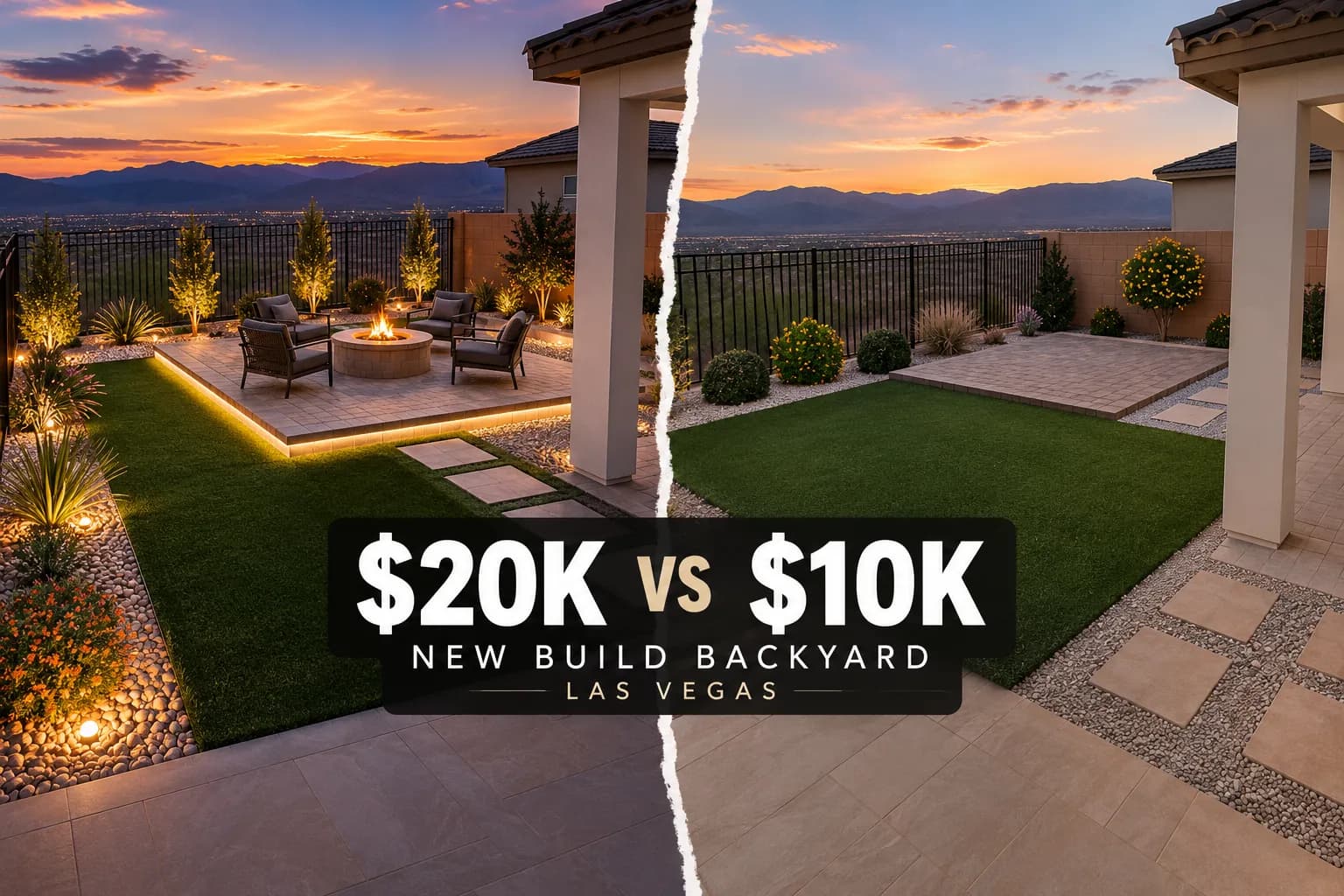 How Much Does a New Build Backyard Cost in Las Vegas? $10K vs. $20K image