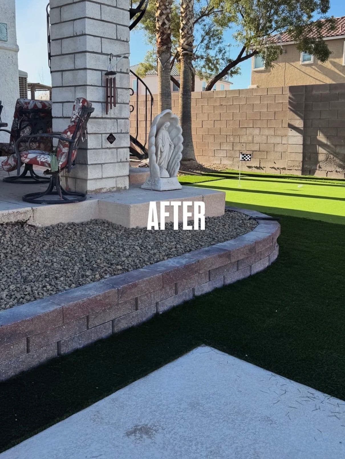 Gallery photos for Backyard Bliss Achieved with Easy-Care Turf and Custom Pavers: Image #6
