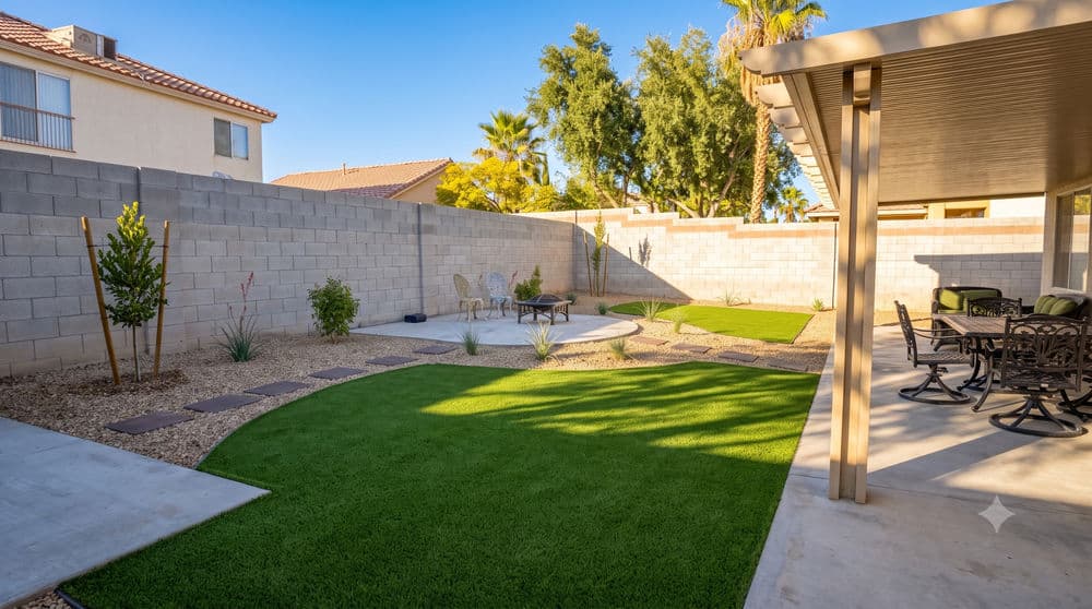 Project From Dirt Yard to Backyard Oasis image