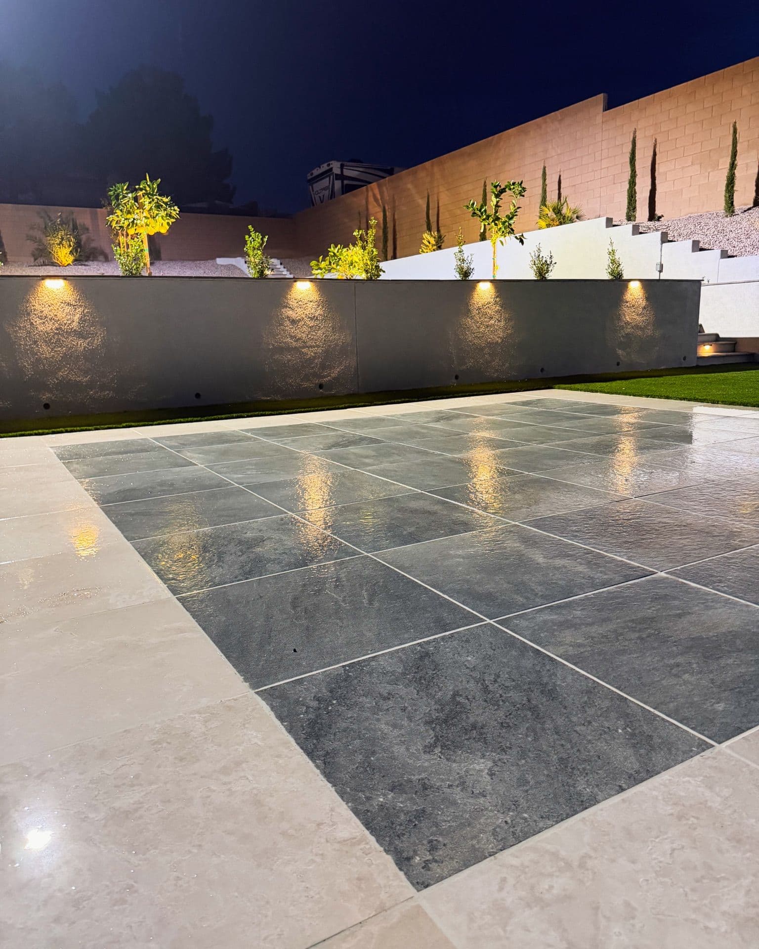 Gallery photos for Stunning Backyard Oasis in Las Vegas Built for Day and Night: Image #1