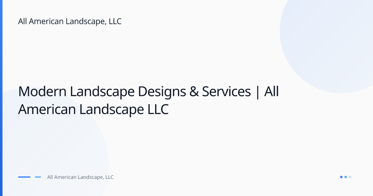 All American Landscape, LLC photo 5